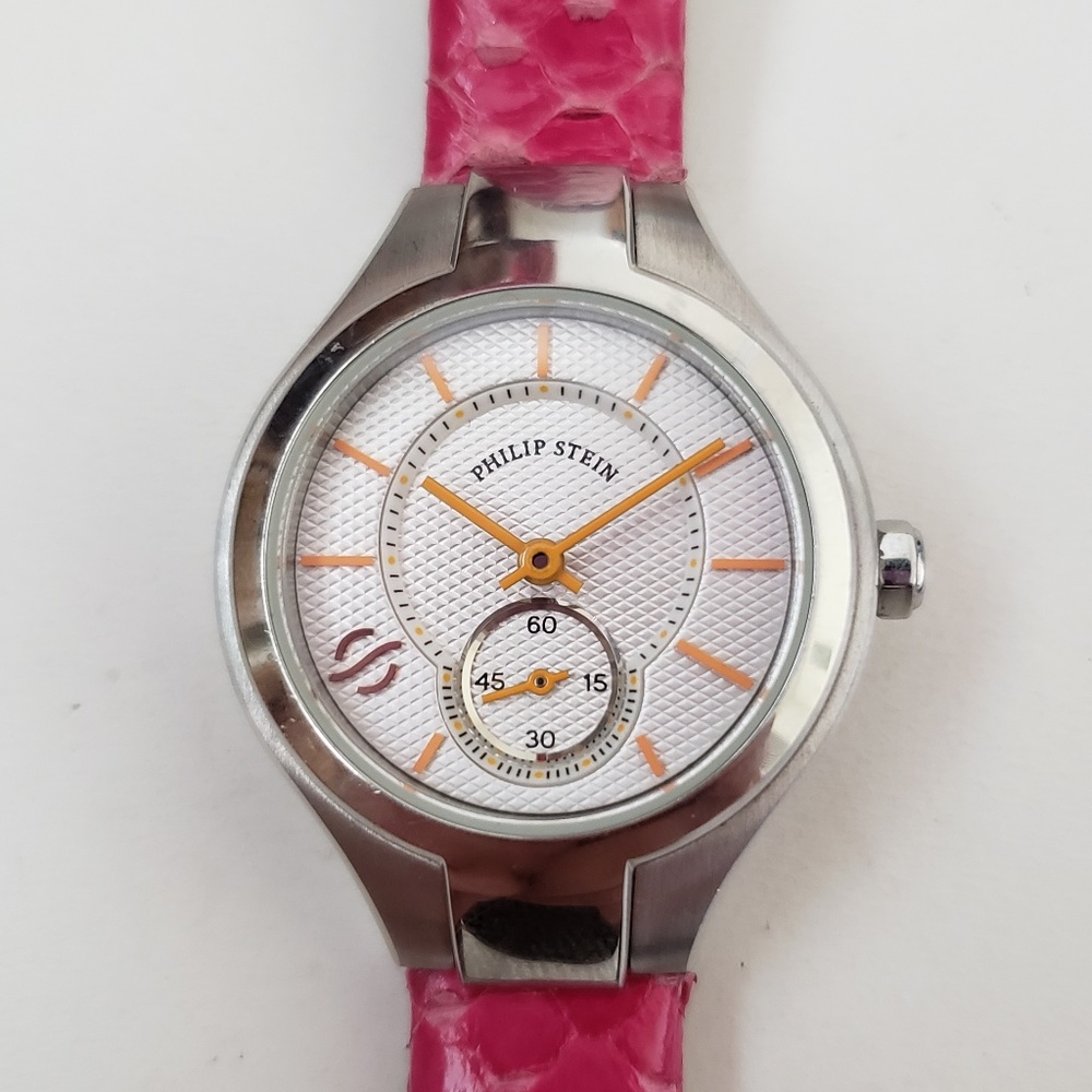 Philips Stein Classic Round Mini Snake Skin Strap Watch - Model 44 - TF0…